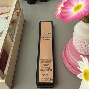 Gucci Glow & Care Lip Colour in 508 Diana Amber